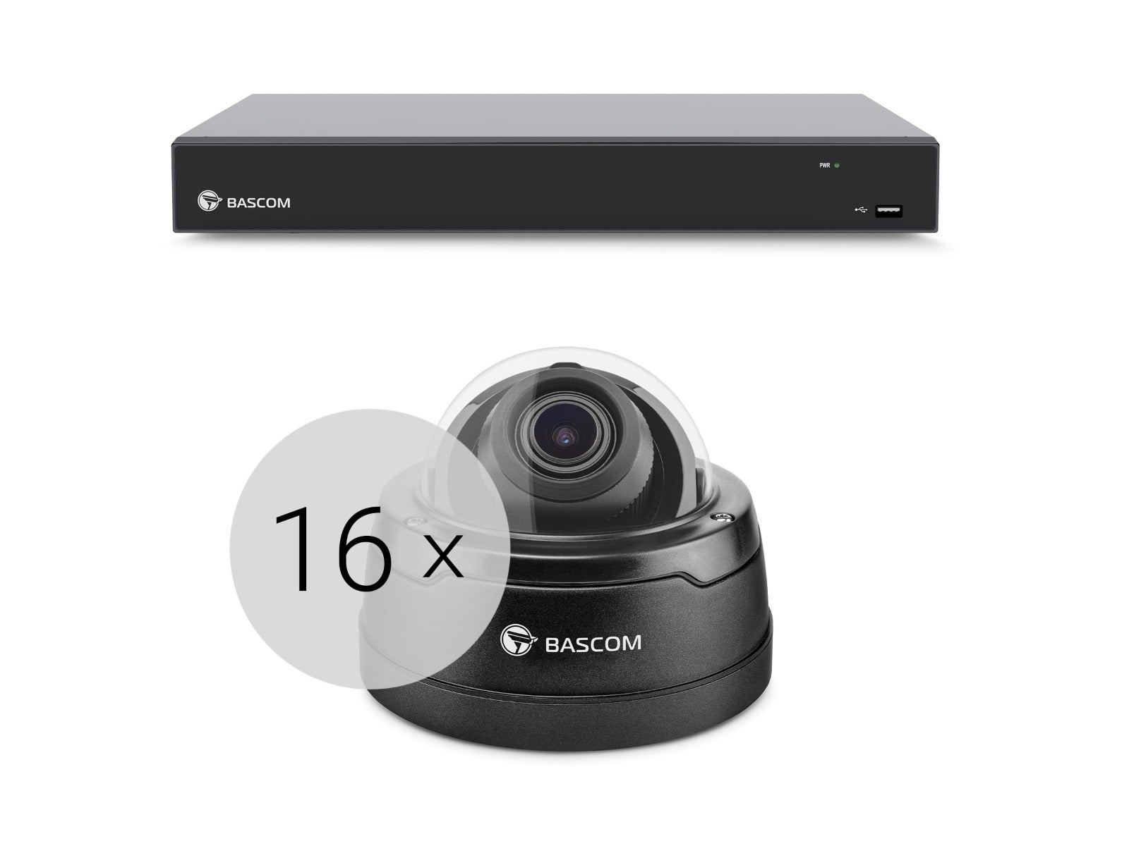 Trådløst 16-dome-system PRO