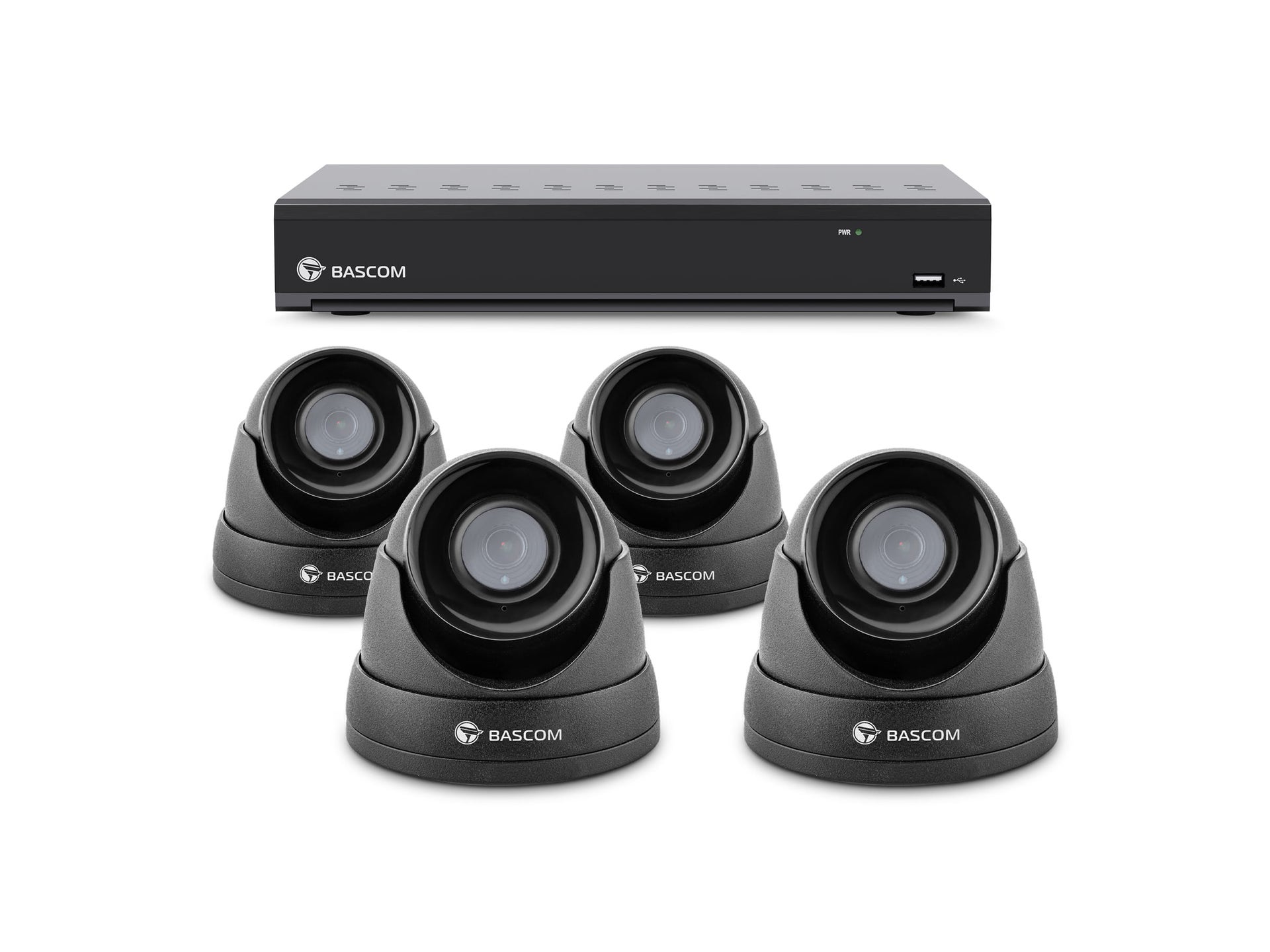 Trådløst 4-dome-system