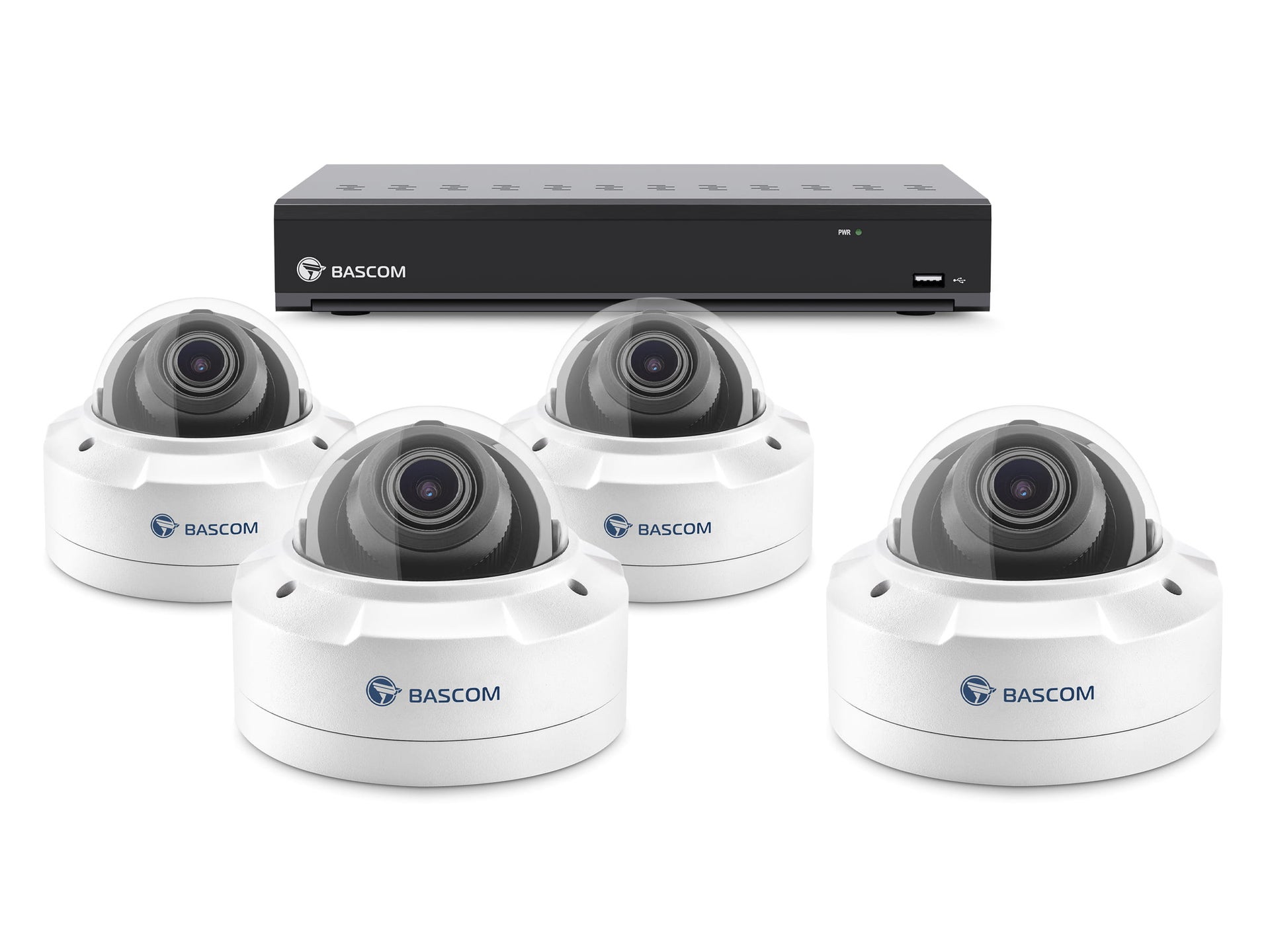 Trådløst 4-dome-system PLUS