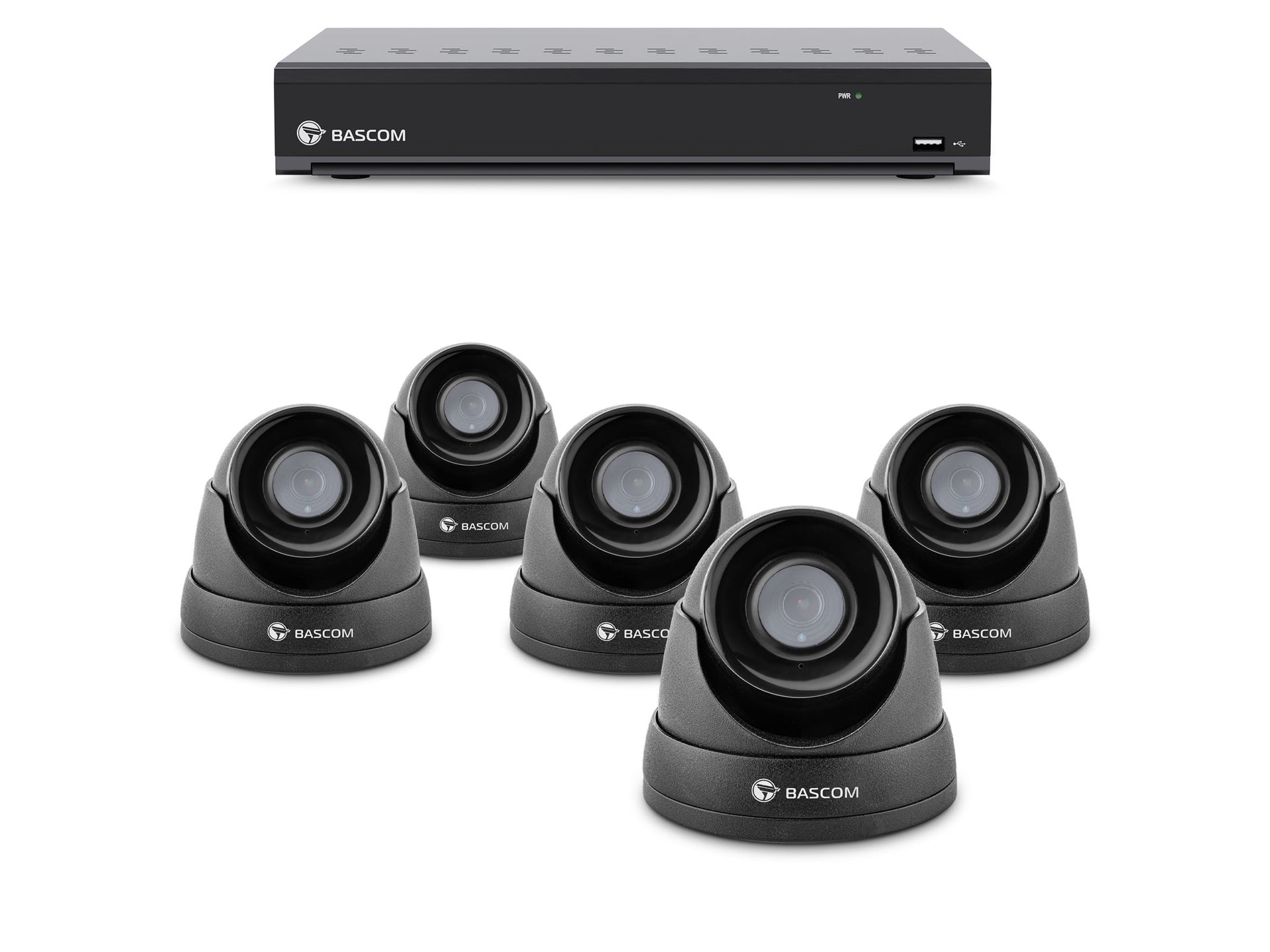 Trådløst 5-dome-system